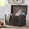 Vintiquewise Antique Style Distressed Wooden Pirate Treasure Chest, Coffee Table Trunk QI003250L - alternate 2